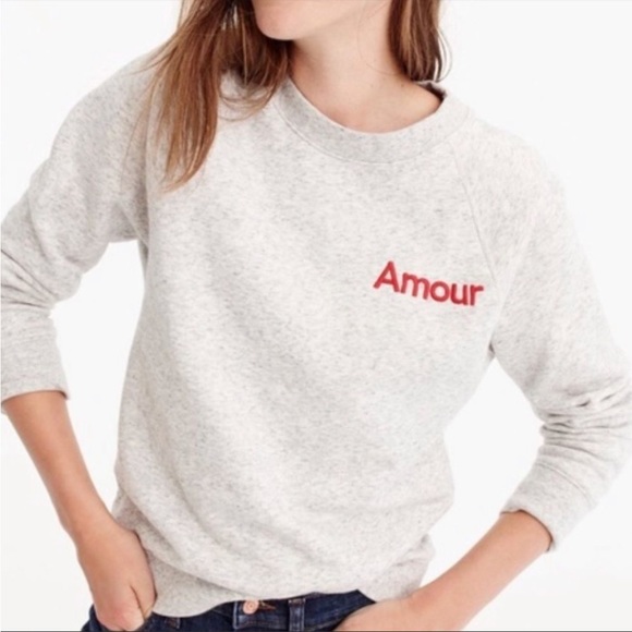J Crew Amour Sweatshirt XS - Picture 1 of 7